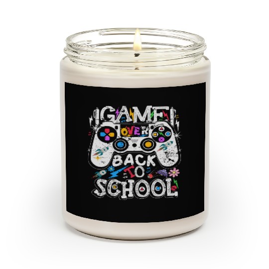 Back 2 School Funny Video Game Teacher Student Scented Candles