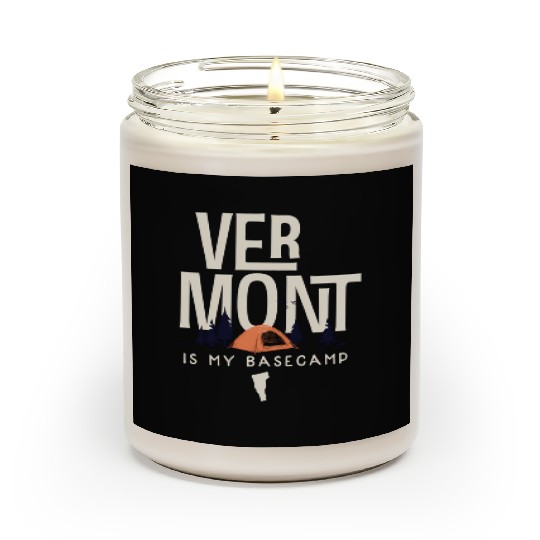 Vermont Is My Base Camp Scented Candles