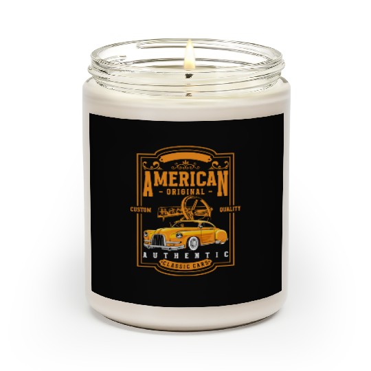 Car Retro Car Mechanic Sports Car Scented Candles