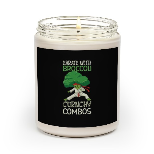 Broccoli Martial Arts Karate MMA Boxing Kicks Scented Candles