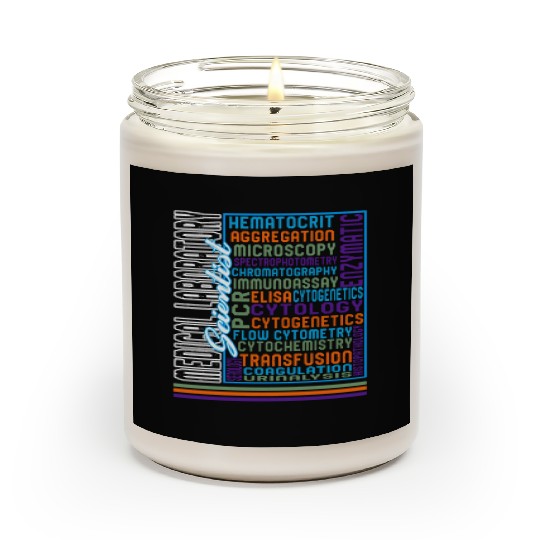 Science Scented Candles, Medical Laboratory Scented Candles, Medicine