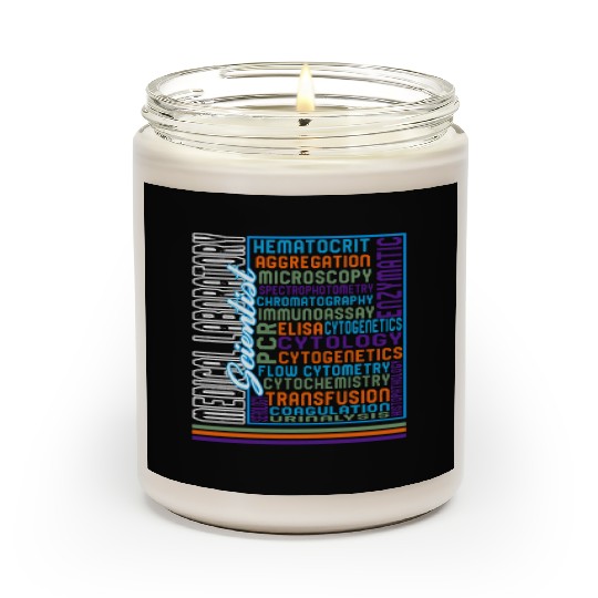 Science Scented Candles, Medical Laboratory Scented Candles, Medicine