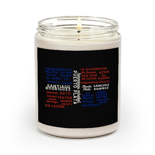 Dominican Cities: Provincias Dominican Republic Scented Candles
