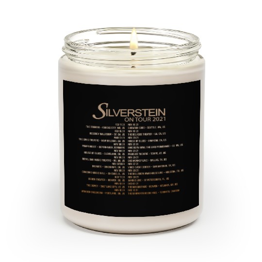 2 SILVERSTEIN ON TOUR 2021 Back Scented Candles