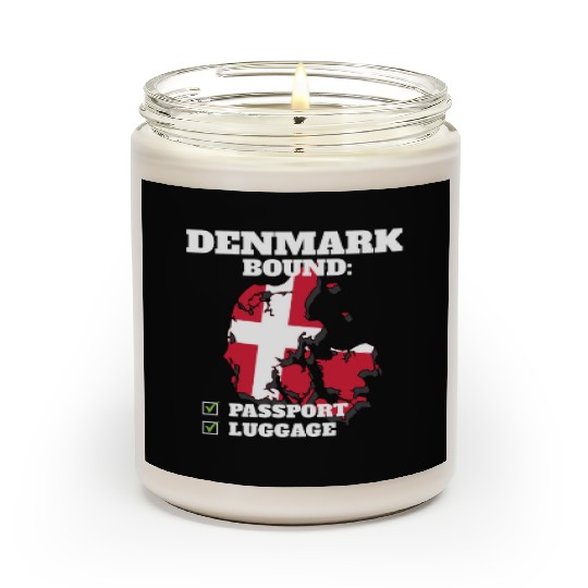 Denmark Bound Country Travel Dane Flag Vacation Scented Candles