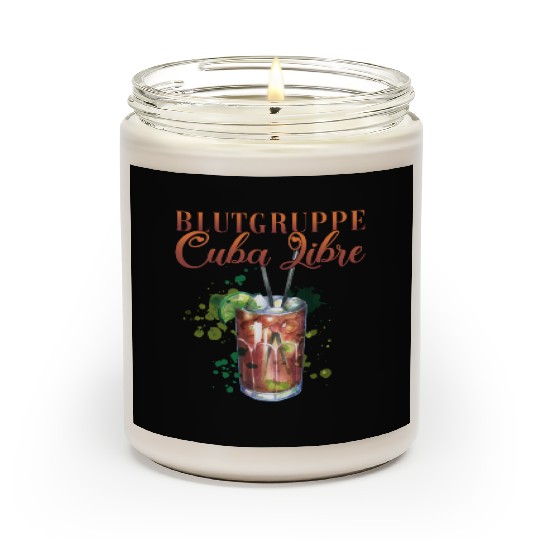 Blutgruppe Cuba Libre Cocktail Bartender Scented Candles