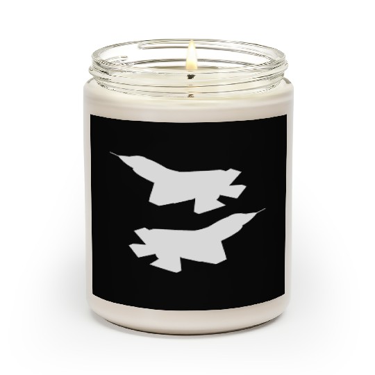 F35 silhouette Scented Candles