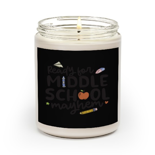 Middle School Mayhem - Funny Back to School Scented Candles