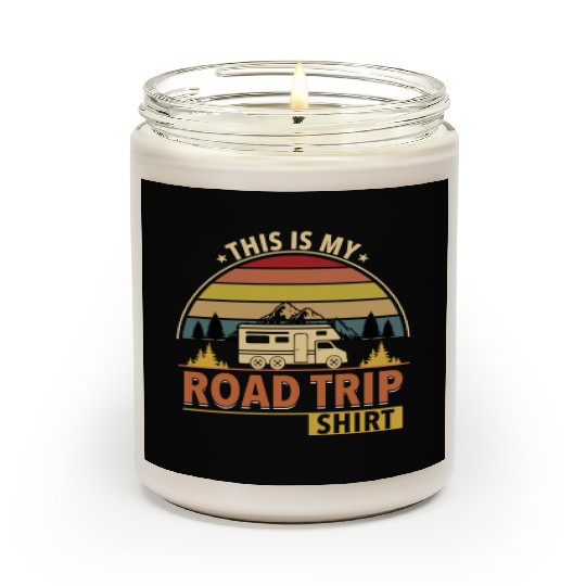 This Is My Road Trip Scented Candles - Camper Gift Scented Candles
