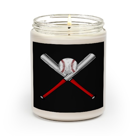Baseball Sports Catcher Lover Mom Dad Homerun Scented Candles