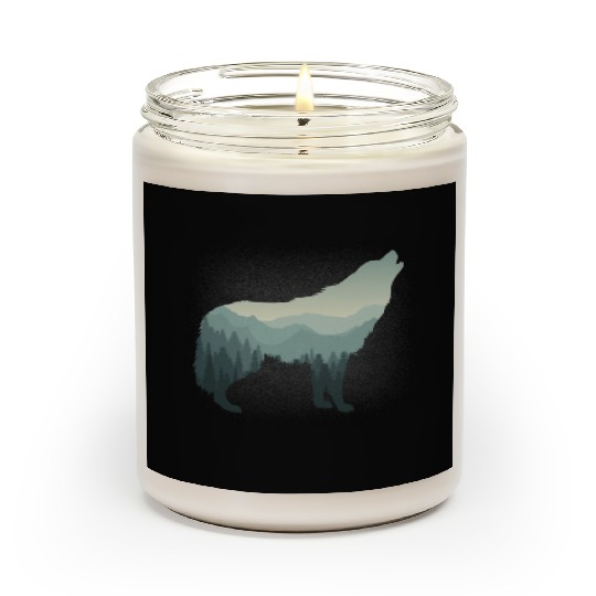 Lone Wolf Survives The Mountain Scented Candles
