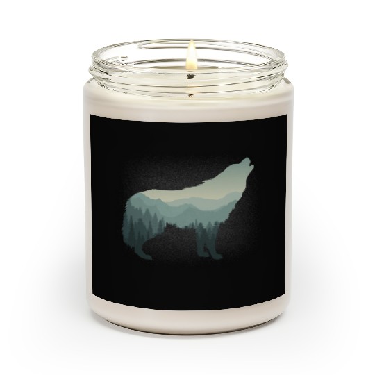 Lone Wolf Survives The Mountain Scented Candles
