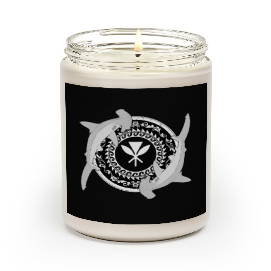 Kanaka Maoli Hammerhead Shark Scented Candles