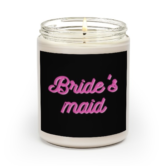 Bride's maid Scented Candles
