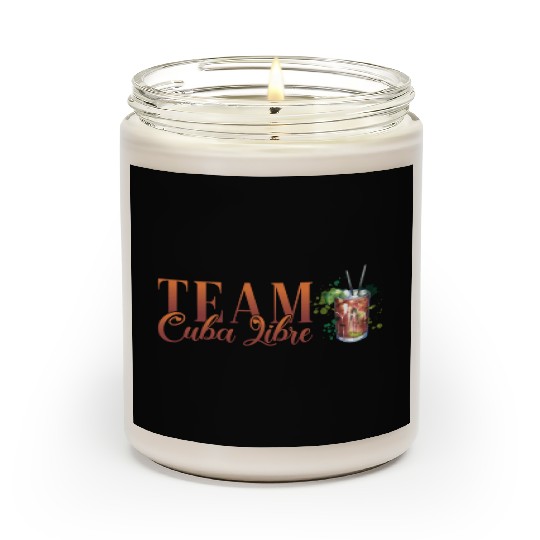 Team Cuba Libre Cocktail Bartender Scented Candles