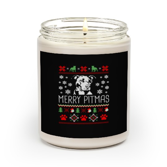 Pitbull Merry Pitmas Ugly Scented Candles