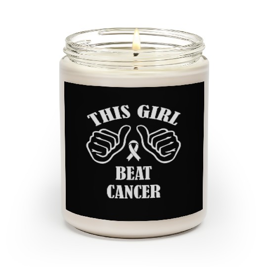 This Girl Beat Cancer Scented Candles