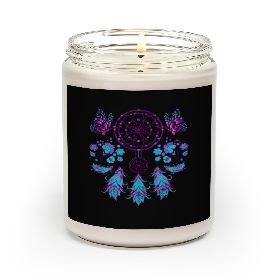 Butterfly Feather Jewelry Hippie Dream Catcher Scented Candles