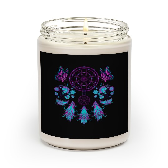 Butterfly Feather Jewelry Hippie Dream Catcher Scented Candles