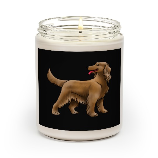 Dog Irish Setter Red Scented Candles