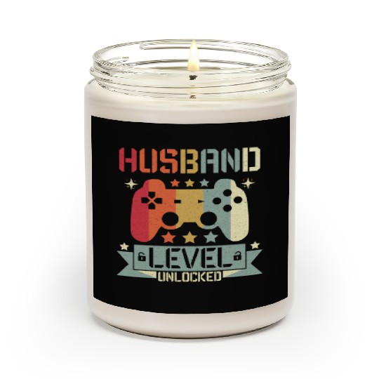 HUSBAND LEVEL UNLOCKED Scented Candles