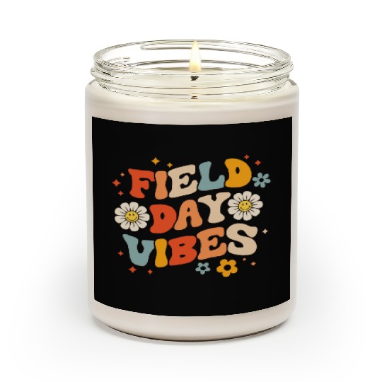 Field Day 2023 Funny Field Day Vibes Teacher Boy Scented Candles