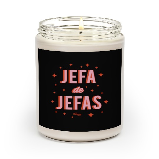 Chingona Inc Jefa De Jefas Blue Small Scented Candles