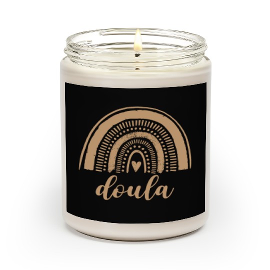 Doula Rainbow Leopard Birth Doulas Gift Scented Candles