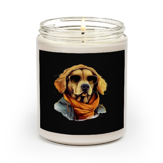 Golden Retriever in the Streets | Dog Lovers Scented Candles