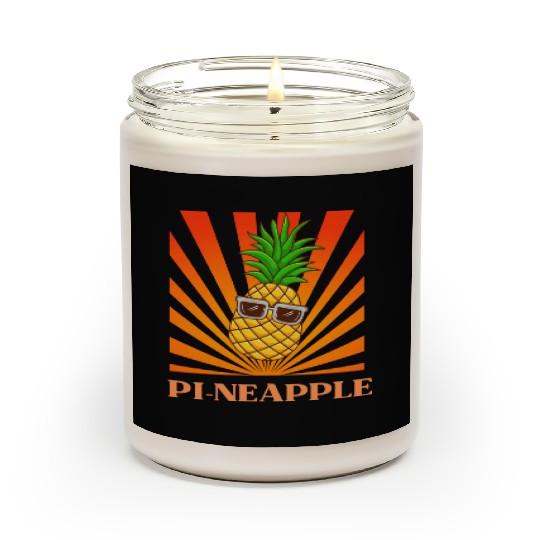 Pi Day Pineapple Scented Candles