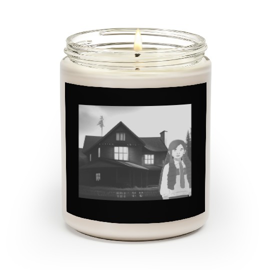 Is a haunted house??? (Black and white version) Scented Candles