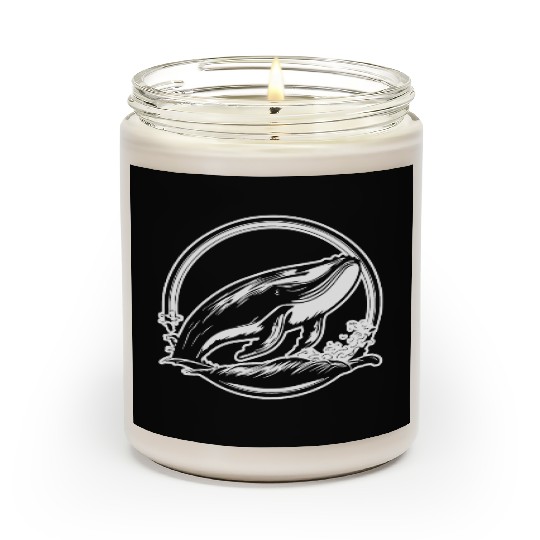 Whale Ocean Marine Scented Candles