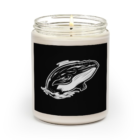 Whale Ocean Marine Scented Candles