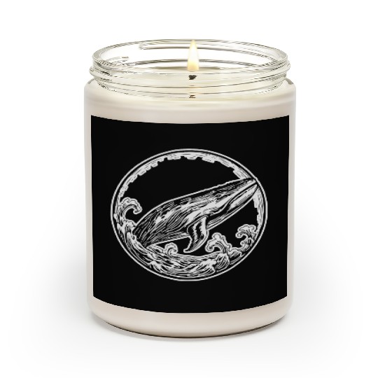 Whale Ocean Marine Scented Candles