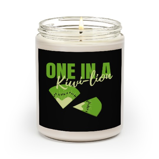 One In A Kiwi Lion Scented Candles
