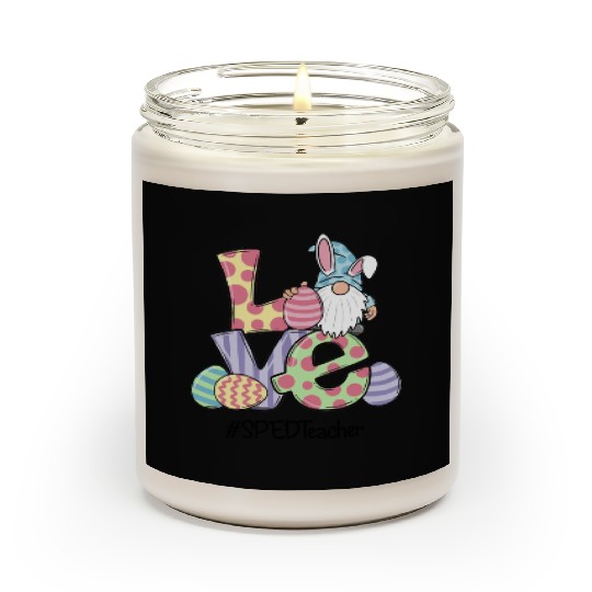 Love Easter Sped Teacher Gnomes Teacher Easter 202 Scented Candles