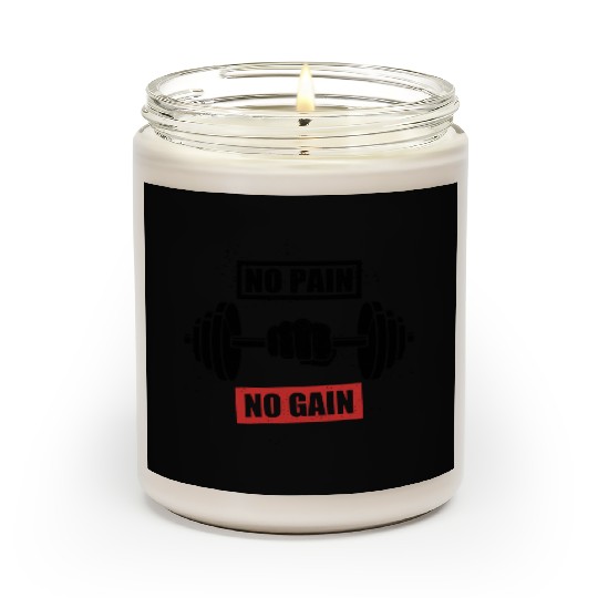 Power Up Your Workout With Our No Pain No Gain Gym Scented Candles