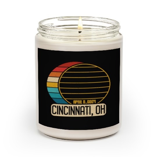 Total Solar Eclipse Ohio Cincinnati April 28 2024C Scented Candles