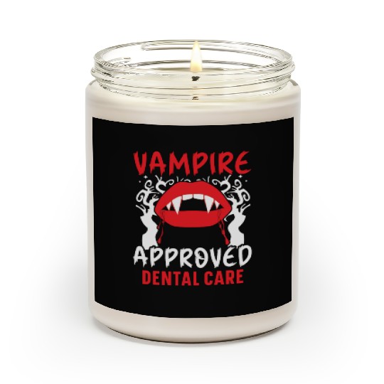 Vampire-Approved Dental Care. Scented Candles