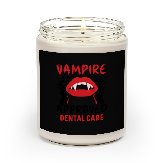 Vampire-Approved Dental Care. Scented Candles