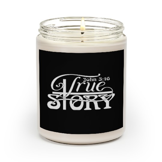 John 3:16 a True Story Love Jesus Christian Scented Candles
