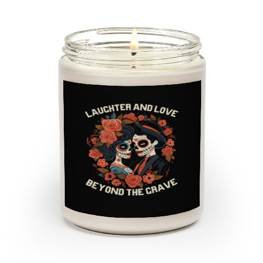 Dia De Los Muertos Sugar Skull Mexican Holiday Scented Candles