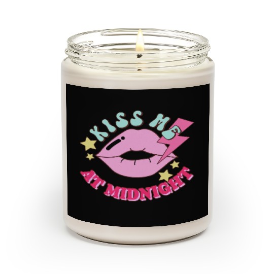 New Years Eve Party Kiss Me At Midnight I Love You Scented Candles