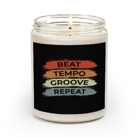 Drummer Vintage Look Scented Candles