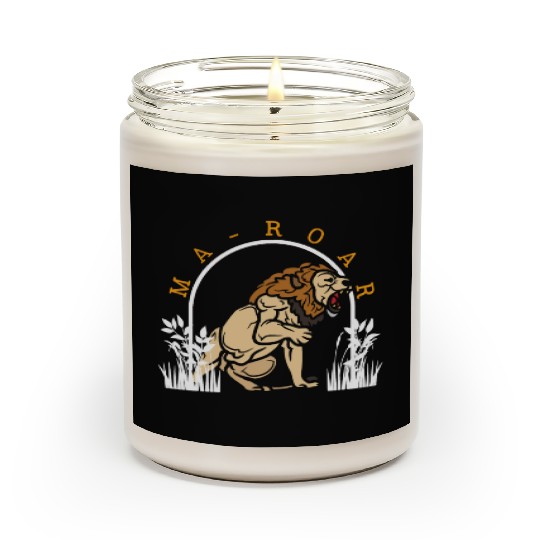 Passover Maror Scented Candles, Ma-Roar Lion Of Judah