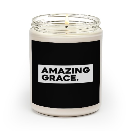 Amazing Grace Love Jesus Christian Christmas Scented Candles