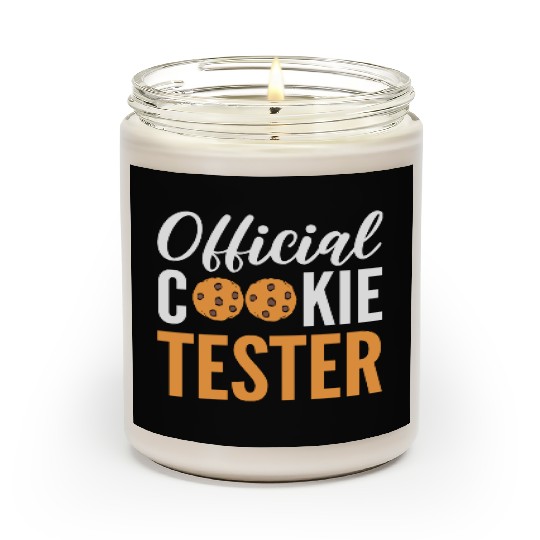 Official Cookie Tester Chef or Baker Gift Scented Candles