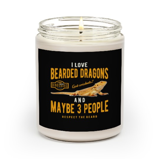 Bearded Dragon Scented Candles