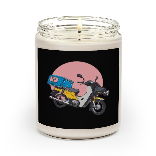 colorful motorcycle Scented Candles