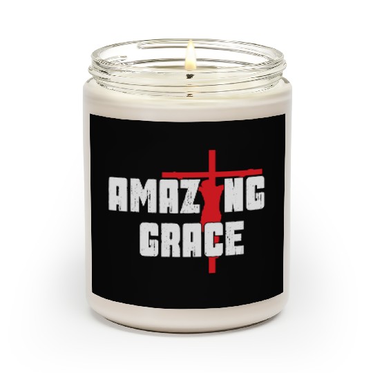 Amazing Grace Love Jesus Christian Christmas Scented Candles